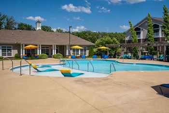 Pool with Sun Lounge Chairs